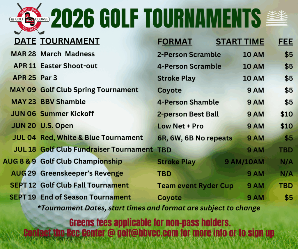 Bbvcc Golf Course – Birch Bay Village Community Club